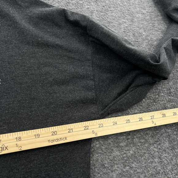 Alphalete T Shirt Mens M Performance Fit LS Gray Crossfit Gym Running Lifting - Picture 6 of 9